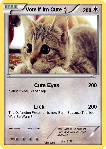 Pokemon Vote If Im Cute :)