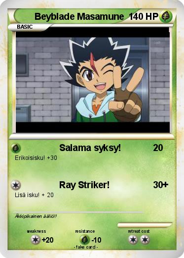 Pokemon Beyblade Masamune