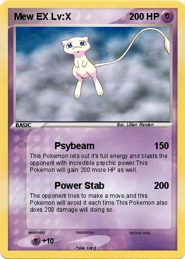 Pokemon Mew EX Lv:X