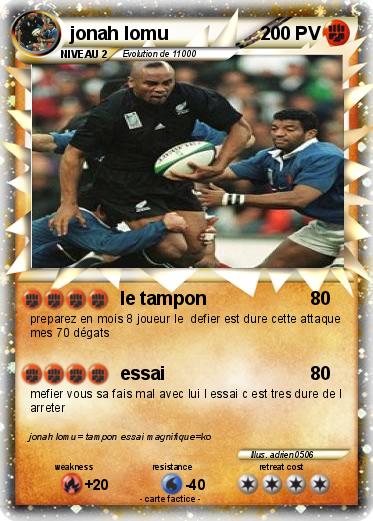 Pokemon jonah lomu