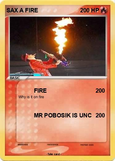 Pokemon SAX A FIRE