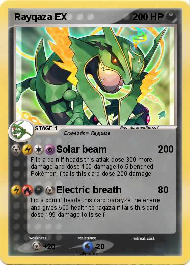 Pokemon Rayqaza EX