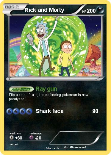Pokemon Rick and Morty