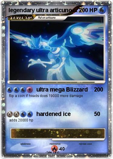 Pokemon legendary ultra articuno
