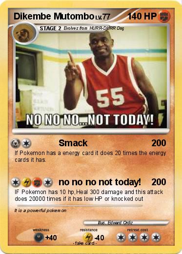 Pokemon Dikembe Mutombo
