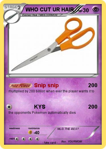 Pokemon WHO CUT UR HAIR