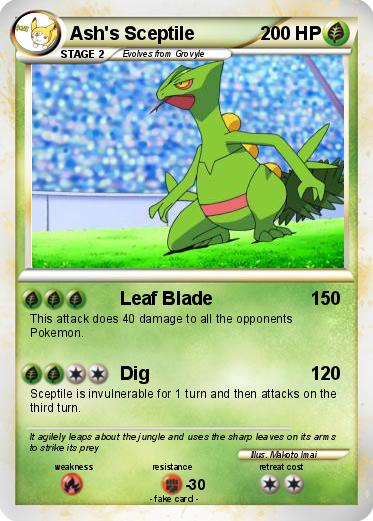 Pokemon Ash's Sceptile