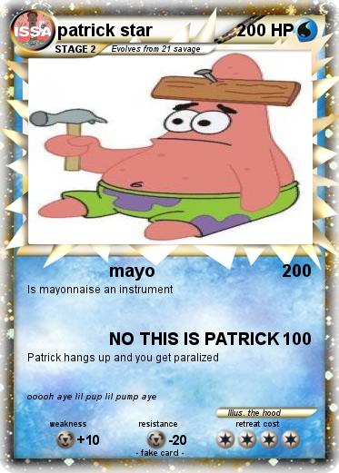 Pokemon patrick star