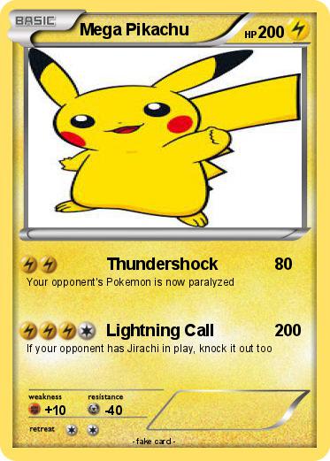 Pokemon Mega Pikachu