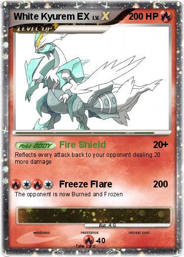 Pokemon White Kyurem EX
