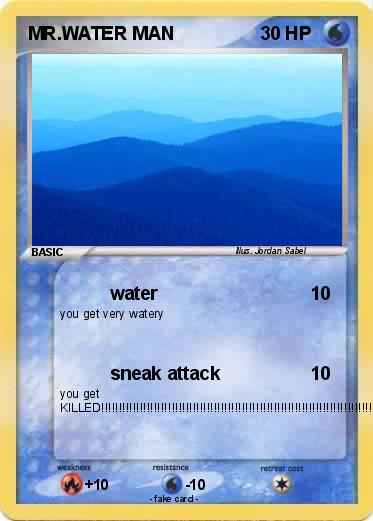 Pokemon MR.WATER MAN