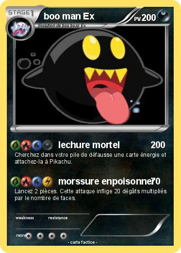 Pokemon boo man Ex