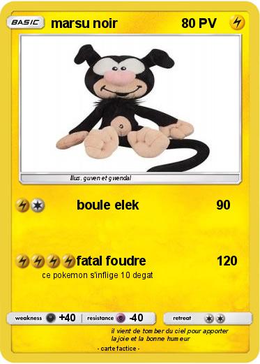 Pokemon marsu noir