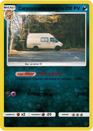 Pokemon Camionnette blanche