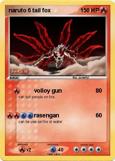 Pokemon naruto 6 tail fox