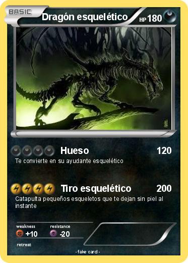 Pokemon Dragón esquelético