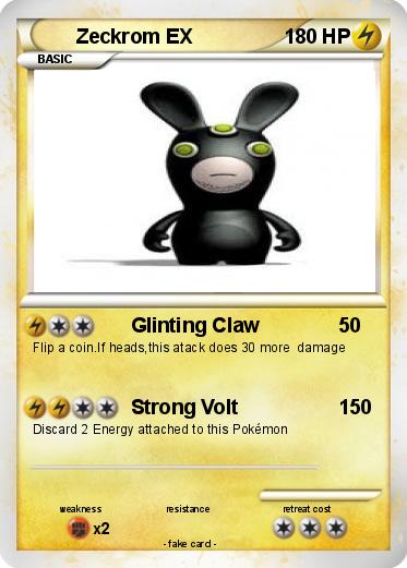 Pokemon Zeckrom EX