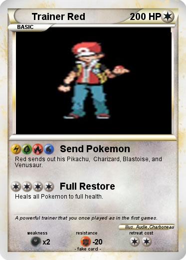 Pokemon Trainer Red