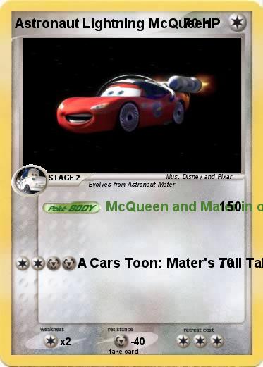 Pokemon Astronaut Lightning McQueen