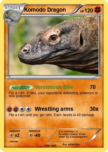 Pokemon Komodo Dragon