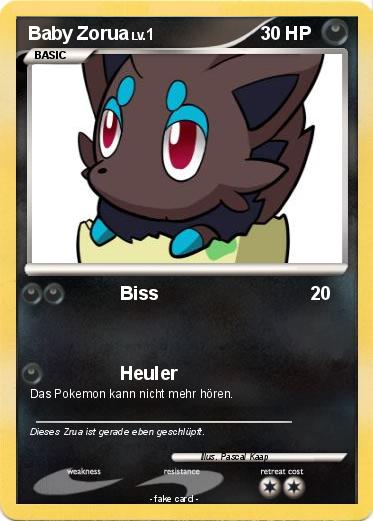 Pokemon Baby Zorua