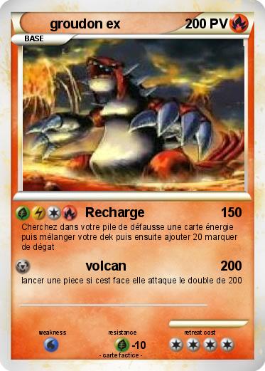 Pokemon groudon ex