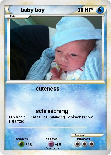 Pokemon baby boy
