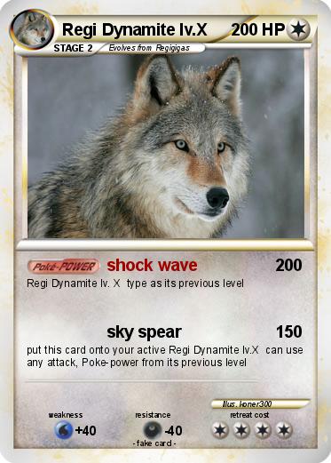Pokemon Regi Dynamite lv.X