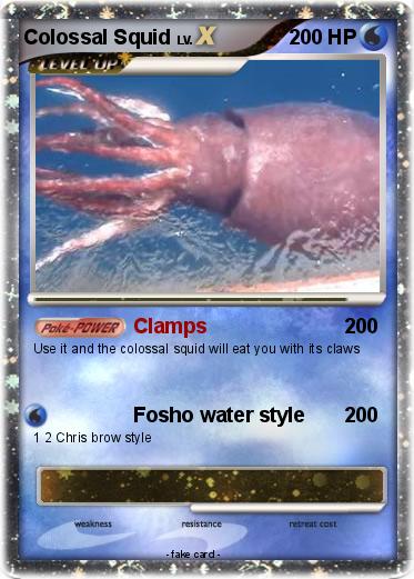 Pokemon Colossal Squid