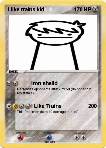 Pokemon I like trains kid