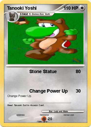 Pokemon Tanooki Yoshi