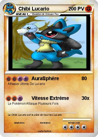 Pokemon Chibi Lucario
