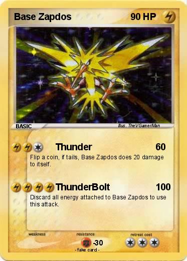 Pokemon Base Zapdos