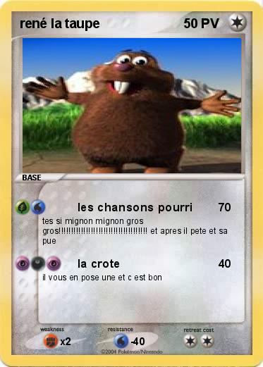 Pokemon rené la taupe