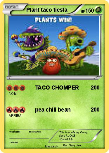 Pokemon Plant taco fiesta