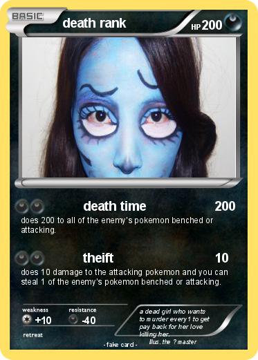 Pokemon death rank