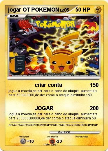 Pokemon jogar OT POKEMON