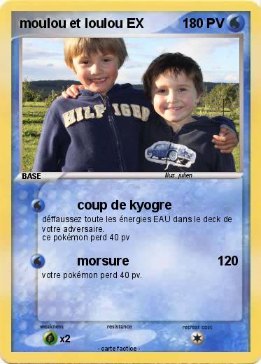 Pokemon moulou et loulou EX