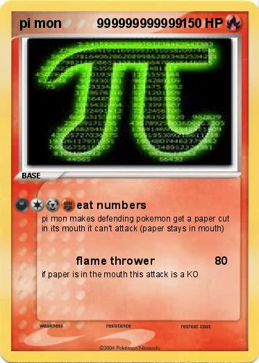 Pokemon pi mon          999999999999