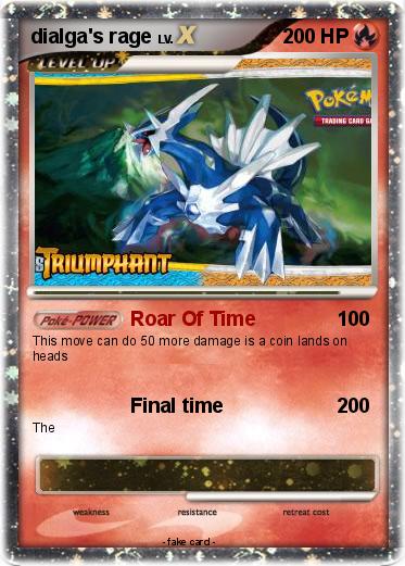 Pokemon dialga's rage