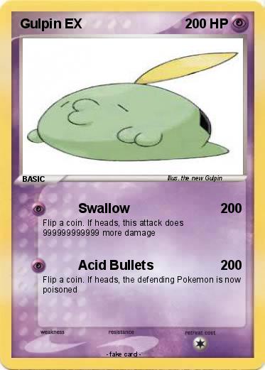 Pokemon Gulpin EX