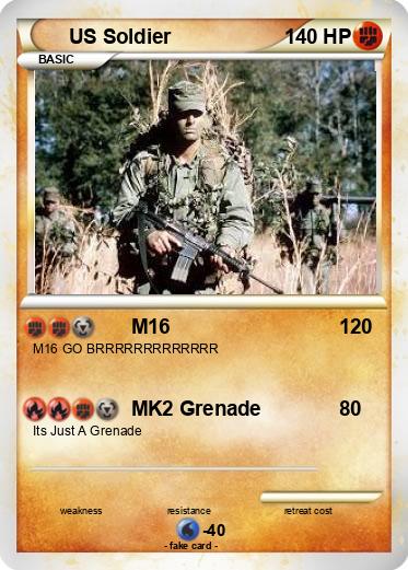 Pokemon US Soldier