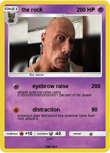Pokemon the rock