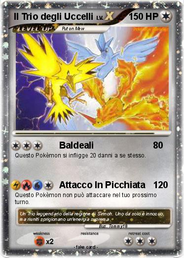 Pokemon Il Trio degli Uccelli