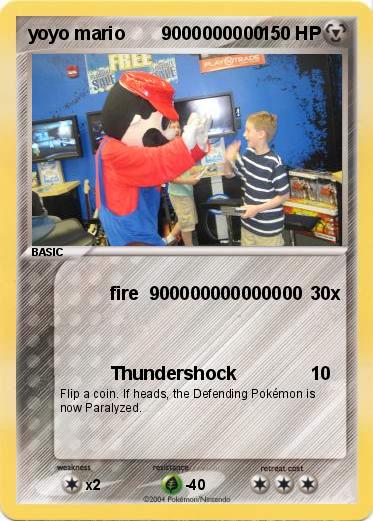 Pokemon yoyo mario       9000000000