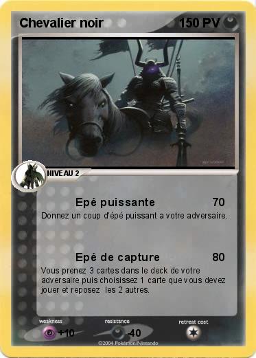 Pokemon Chevalier noir