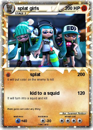 Pokemon splat girls