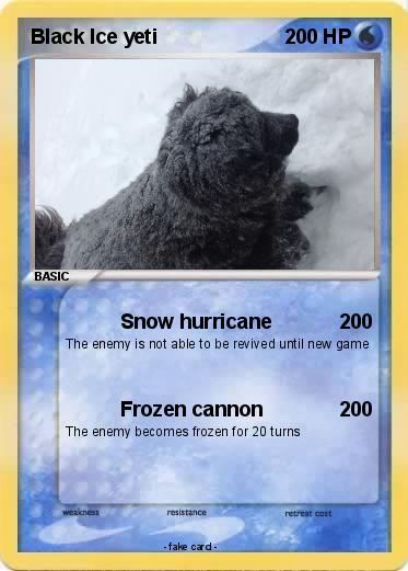 Pokemon Black Ice yeti