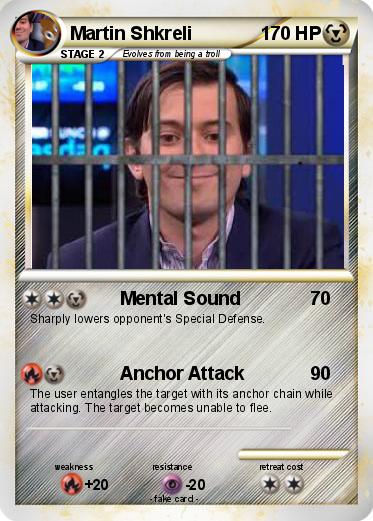 Pokemon Martin Shkreli