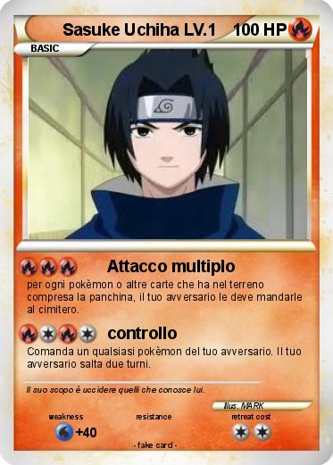 Pokemon Sasuke Uchiha LV.1